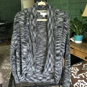 Knox Rose Shawl Collar Sweater. Medium